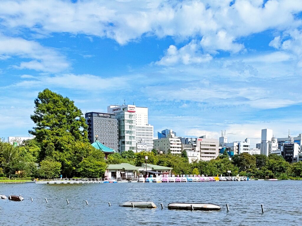 台東区上野にある不忍池